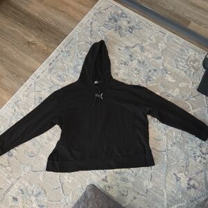 Puma Black Hooded Pullover